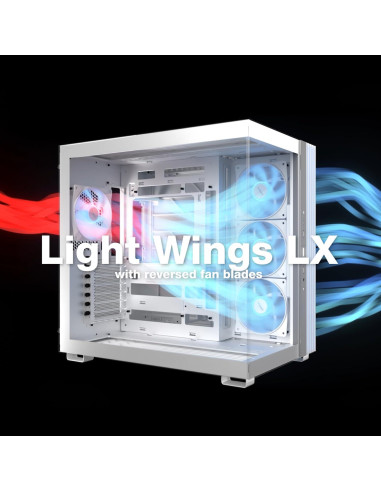 Caja de PC be quiet! Light Base 600 DX Negra | Ventilación Total