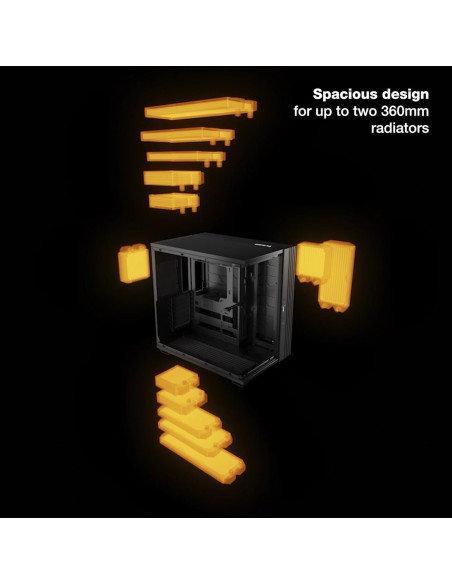 Caja de PC be quiet! Light Base 600 DX Negra | Ventilación Total