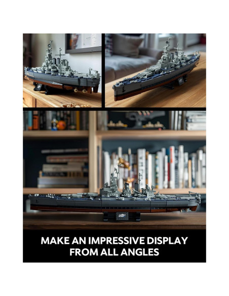Set de Construcción Militar Nifeliz North Battleship 1701 Piezas