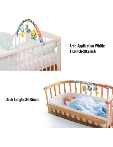 Arco de Juego Ajustable Willway para Bebés con Juguetes Musicales