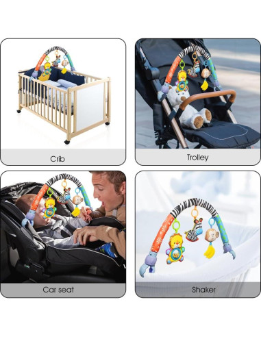 Arco de Juego Ajustable Willway para Bebés con Juguetes Musicales