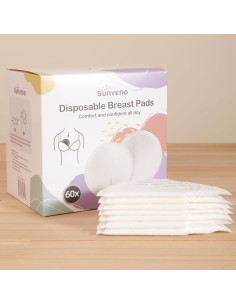 Almohadillas Desechables para Lactancia SUNVENO 60 Unidades 2