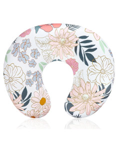 Funda de Almohada de Lactancia HNHUAMING Floral Rosa 1 Unidad