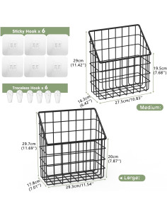 Organizador de Juguetes de Baño Greentainer - 2 Piezas Metal Negro 2