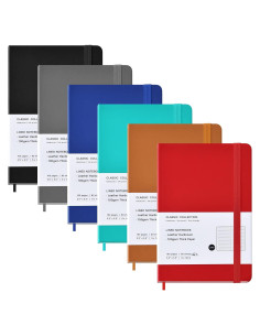 Cuadernos de Bolsillo Coopay A6 Tapa Dura 6 Colores 160 Páginas