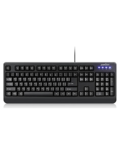 Teclado USB Lavable Perixx PERIBOARD-517 IP65 Negro