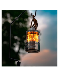 Lámpara de Camping Vintage LumiSummit - Aluminio Regulable IPX4