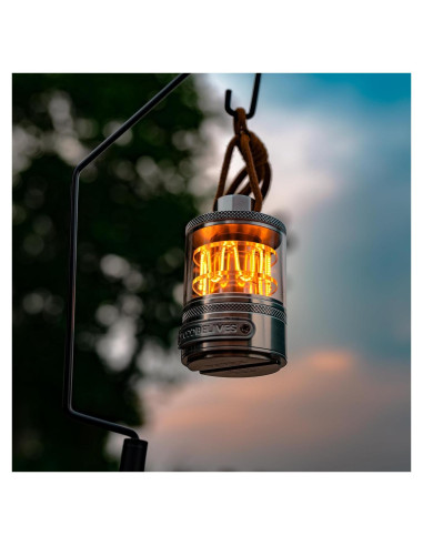 Lámpara de Camping Vintage LumiSummit - Aluminio Regulable IPX4