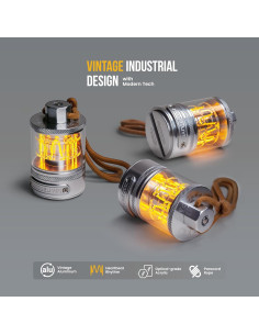 Lámpara de Camping Vintage LumiSummit - Aluminio Regulable IPX4 2