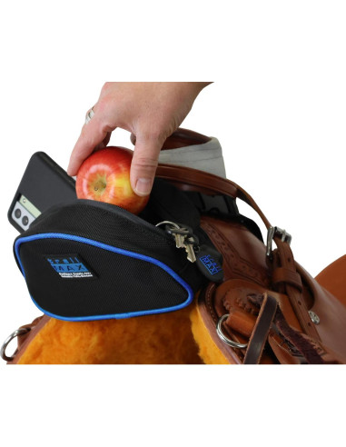 Bolsa de Silla TrailMax 500 para Montar a Caballo - Negro