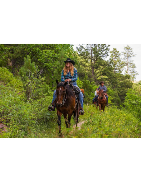 Bolsa de Silla TrailMax 500 para Montar a Caballo - Negro