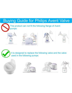 Válvulas de bomba Maymom 2 generación para Spectra y Avent - 4 pcs 2