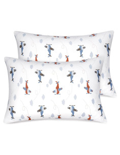 Funda de Almohada de Algodón Orgánico Zenssia 33x46 cm - 2 Piezas