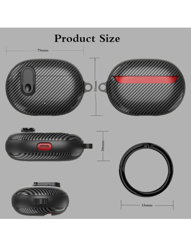 Funda Protectora GARTOO para Beats Studio Buds + Kit de Limpieza