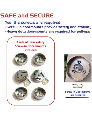 Barra de Dominadas GF Garren Fitness Ajustable 27-39"