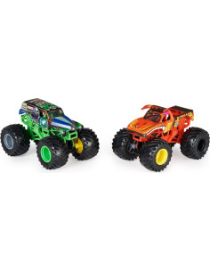 Camiones Monstruo Die-Cast 1:64 Monster Jam Grave Digger vs El Toro Loco 2