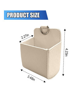 Bolsa de Almacenamiento para Ventilación de Auto UHANBUT Beige 2