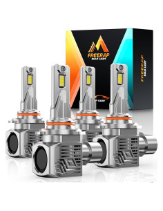 Bombillas de luz antiniebla FREERAP S2 64000LM 6500K Pack 4