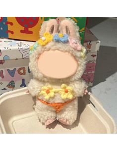 Conjunto de Ropa para Muñeca QIUTIMIY - Diadema y Bikini Amarillo 2