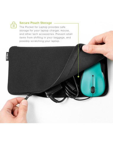 Bolsa 2-en-1 para Laptop Rubbo con Alfombrilla y Cierre