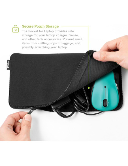 Bolsa 2-en-1 para Laptop Rubbo con Alfombrilla y Cierre