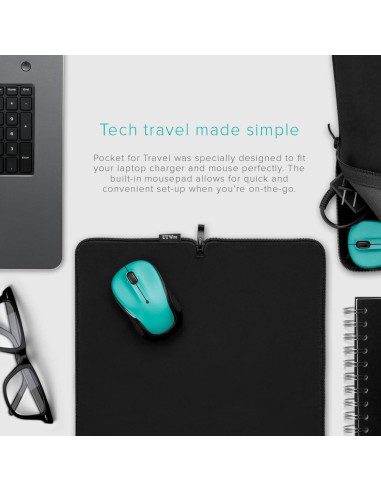 Bolsa 2-en-1 para Laptop Rubbo con Alfombrilla y Cierre