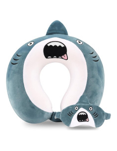 Almohada de Viaje para el Cuello Niños MissSoul Tiburón Bigmouth