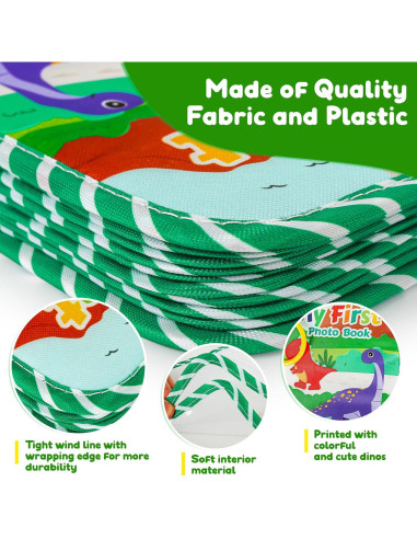 Álbum de Fotos Familiar para Bebés TSYAN Verde Dinosaurio 17 Fotos