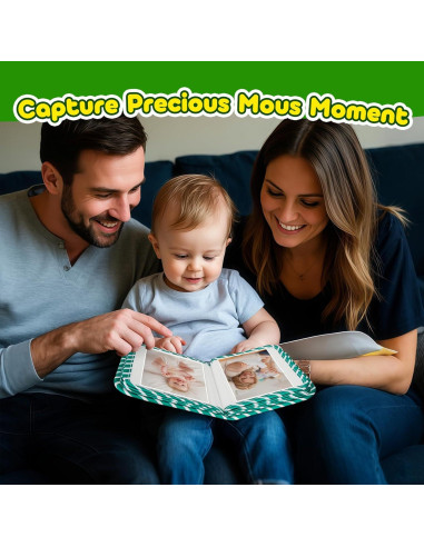 Álbum de Fotos Familiar para Bebés TSYAN Verde Dinosaurio 17 Fotos