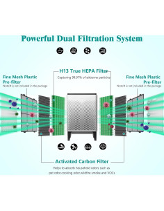 Filtro HEPA y Carbón Activado Coway Airmega Max2 400 - 2 Pcs 2