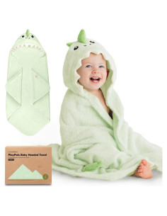 Toalla con Capucha KeaBabies 100% Algodón para Bebés 109x102cm