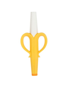 Mordedor de Silicona Nuby Banana 100% Suave para Bebés 3+ Meses