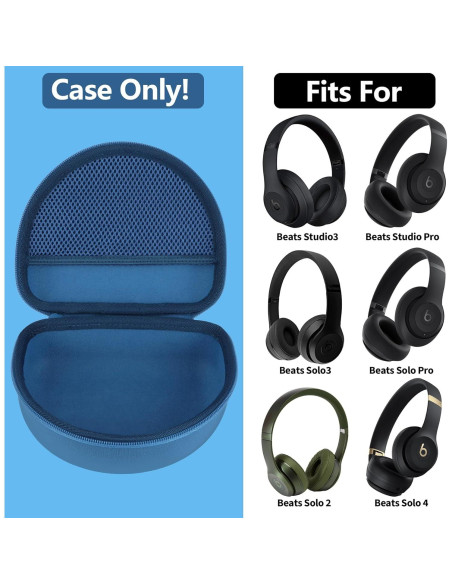 Funda Dura RIYADAone para Auriculares Beats Solo 4 Azul Funda Dura RIYADAone para Auriculares Beats Solo 4 Azul