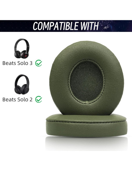 Almohadillas de Reemplazo QK para Auriculares Beats Solo 2/3