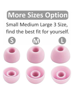 Puntas de oído de silicona BLLQ para Beats Studio Buds 6 pares 2