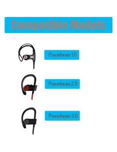 Puntas de Silicona para Auriculares Beats Powerbeats 3 - Azul 2