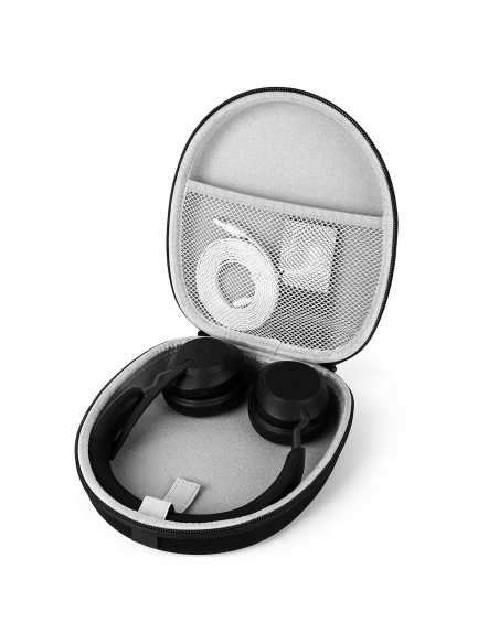 Funda Dura para Auriculares Linkidea Negra con Almacenamiento Funda Dura para Auriculares Linkidea Negra con Almacenamiento