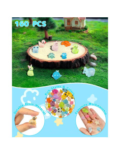 Kit de 160 Piezas de Animales de Resina Piemow - Decoración Miniatura 2