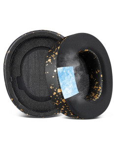 Almohadillas de Gel Refrigerante SOULWIT para Auriculares Steelseries Arctis Nova Pro - Negro Dorado