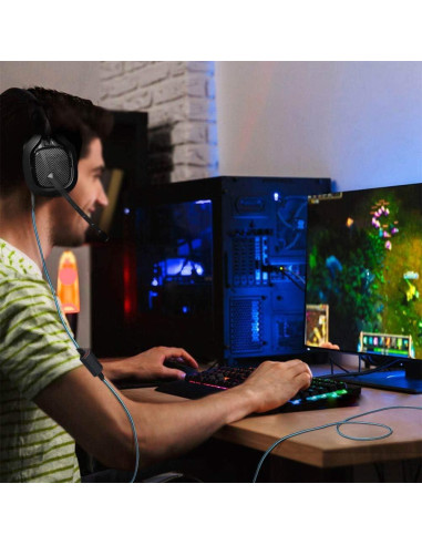 Cable de audio AUX MQDITH 2m para auriculares Astro A40 A40TR