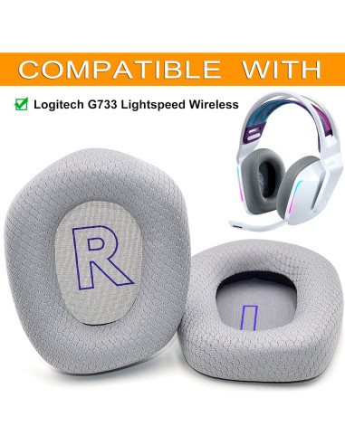 Almohadillas de Reemplazo Defean para Auriculares Logitech G733
