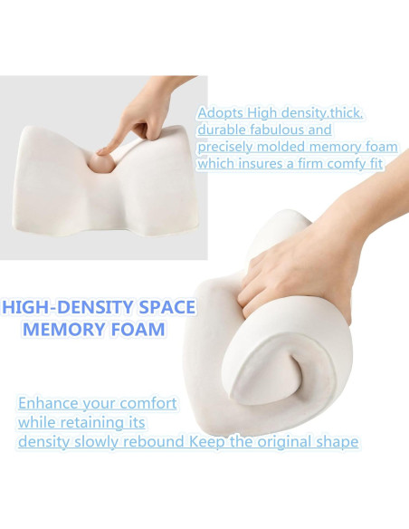 Almohada de Cuello Ovyuzhen Ergonómica para Coche - Espuma de Memoria