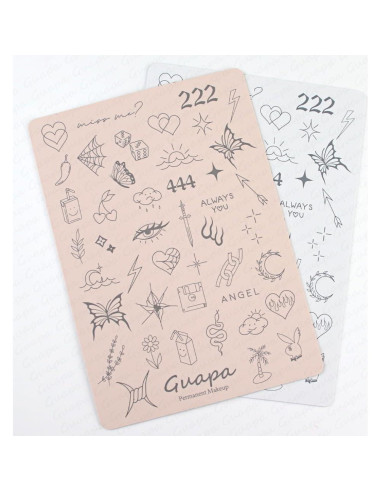 Almohadilla de Práctica de Tatuajes Silicona Rasmet 3PCS 1.5mm