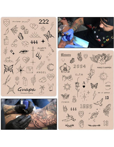 Almohadilla de Práctica de Tatuajes Silicona Rasmet 3PCS 1.5mm