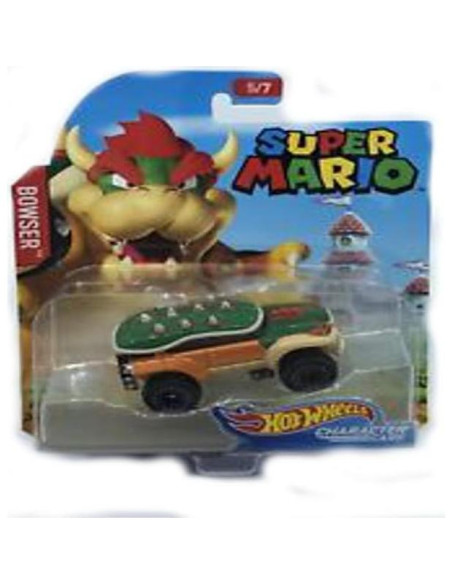 Conjunto de Coches Hot Wheels Super Mario 7 Piezas