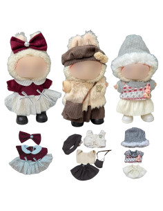 3 Conjuntos de Ropa para Muñecas 15-17 cm - Path Gaming