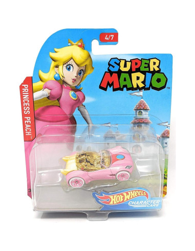 Conjunto de Coches Hot Wheels Super Mario 7 Piezas