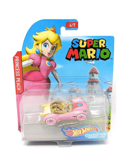 Conjunto de Coches Hot Wheels Super Mario 7 Piezas
