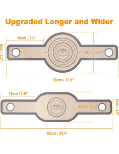 Sling de Silicona PHILORN para Pan 2 Pcs Ovalada y Redonda 2