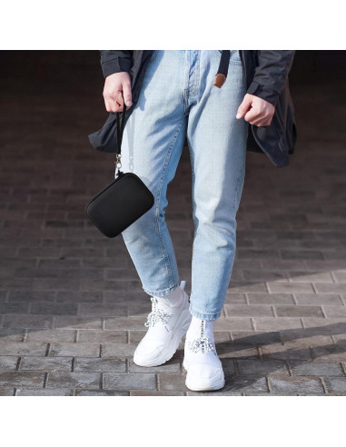 Estuche Comecase para Impresora de Etiquetas Nelko P21 - Negro